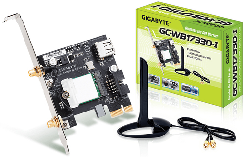 Gigabyte GC-WB1733D-I Netzwerkkarte Eingebaut WLAN / Bluetooth 1733 Mbit/s