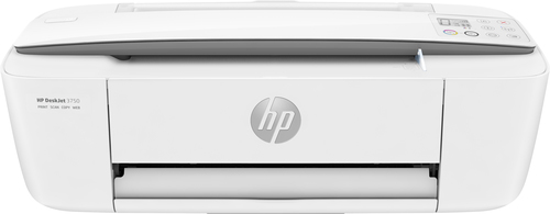 HP DeskJet 3750 All-in-One-Drucker, Zu Hause, Drucken, Kopieren, Scannen, Wireless, Scannen an E-Mail/PDF; Beidseitiger Druck (Weiß)