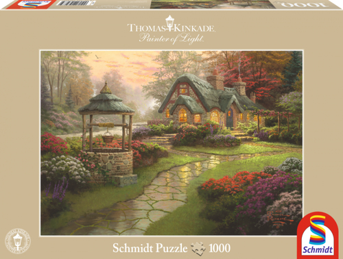 Schmidt Spiele Haus mit Brunnen Puzzlespiel 1000 Stück(e) Landschaft