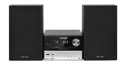 Grundig CMS 3000 BT DAB+ Heim-Audio-Mikrosystem 30 W Schwarz, Silber (Schwarz, Silber)