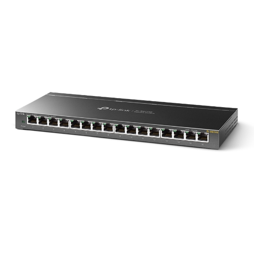 TP-LINK TL-SG116E Unmanaged Gigabit Ethernet (10/100/1000) Schwarz
