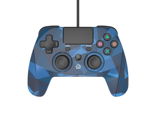 Snakebyte 4 S Blau, Camouflage USB Gamepad Analog / Digital PlayStation 4, Playstation 3