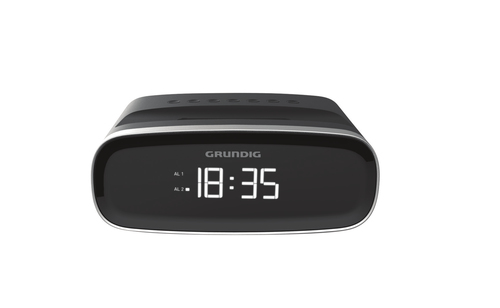 Grundig Sonoclock 1500 Uhr Analog & Digital Schwarz (Schwarz)