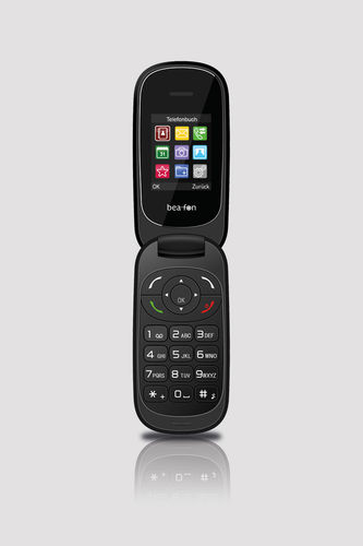 Beafon C220 4,5 cm (1.77 Zoll) 82 g Schwarz Einsteigertelefon (Schwarz)