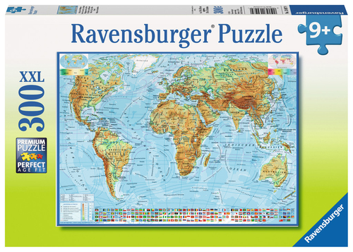 Ravensburger Kinderpuzzle - Politische Weltkarte