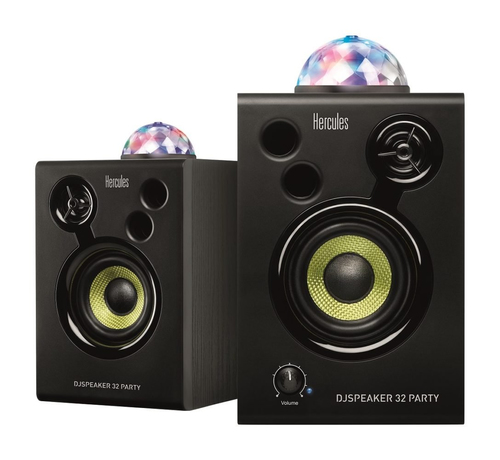 Hercules DJ Speaker 32 Party Schwarz Verkabelt 30 W