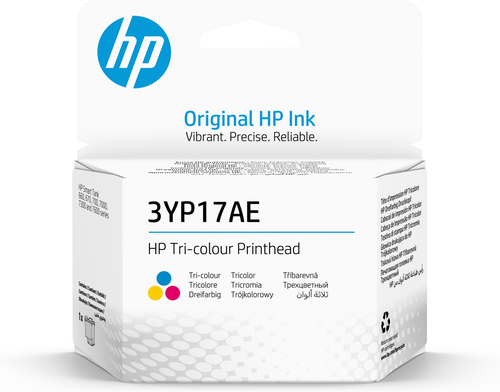 HP Inktank dreifarbiger Druckkopf (Weiß)