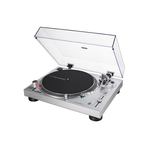 Audio-Technica AT-LP120X Plattenspieler mit Direktantrieb Silber