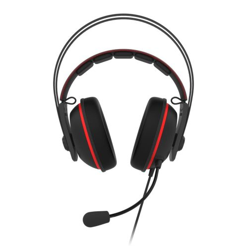 ASUS TUF Gaming H7 Kopfhörer Verkabelt Kopfband Schwarz, Rot (Schwarz, Rot)