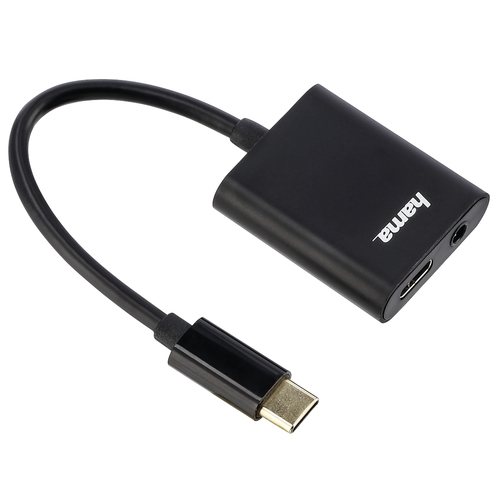 Hama 00135748 Handykabel Schwarz USB C 3.5mm