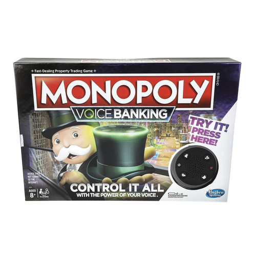 Hasbro E4816GC2 Brettspiel Monopoly Voice Banking Wirtschaftliche Simulation