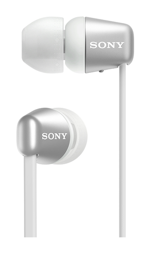 Sony WI-C310 Kopfhörer Kabellos im Ohr, Nackenband Calls/Music Bluetooth Weiß (Weiß)