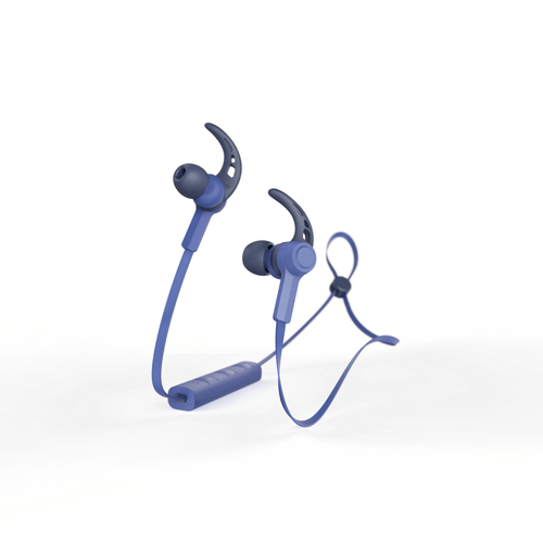 Hama Connect Kopfhörer Kabellos Ohrbügel, im Ohr Anrufe/Musik Mikro-USB Bluetooth Blau