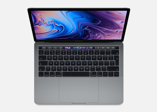 Apple MacBook Pro Notebook 33,8 cm (13.3 Zoll) 2560 x 1600 Pixel Intel® Core™ i5 der achten Generation 8 GB LPDDR3-SDRAM 256 GB SSD Wi-Fi 5 (802.11ac) macOS Mojave Grau