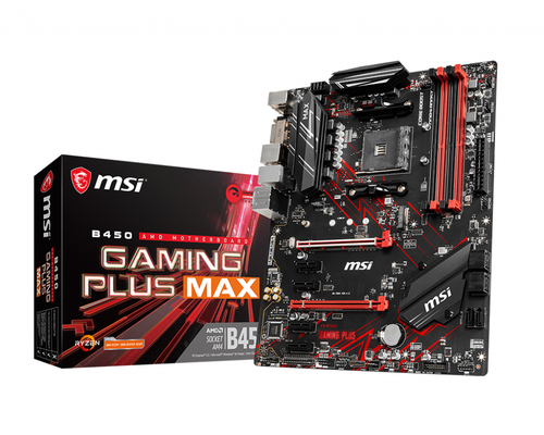 MSI B450 GAMING PLUS MAX Motherboard AMD B450 Socket AM4 ATX