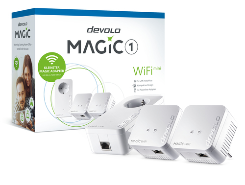 Devolo Magic 1 WiFi mini Network Kit 1200 Mbit/s Eingebauter Ethernet-Anschluss WLAN Weiß