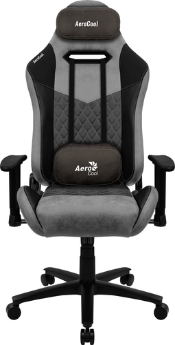 Aerocool DUKE AeroSuede Universal-Gamingstuhl Schwarz, Grau