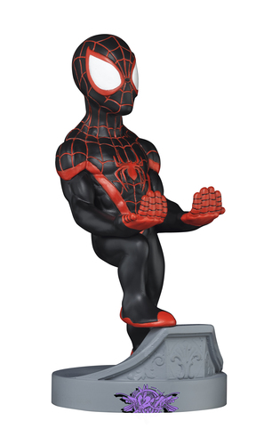 Exquisite Gaming Cable Guys Miles Morales Spider-Man Passive Halterung Gaming-Controller, Handy/Smartphone Schwarz, Rot (Schwarz, Rot)
