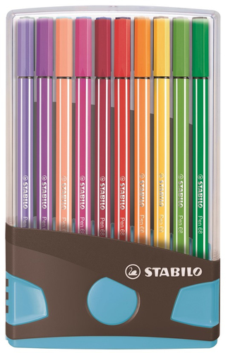 STABILO Pen 68 Filzstift Medium Mehrfarbig 20 Stück(e)