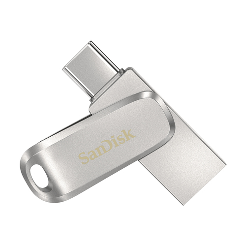 SanDisk Ultra Dual Drive Luxe USB-Stick 1000 GB USB Type-A / USB Type-C 3.2 Gen 1 (3.1 Gen 1) Edelstahl