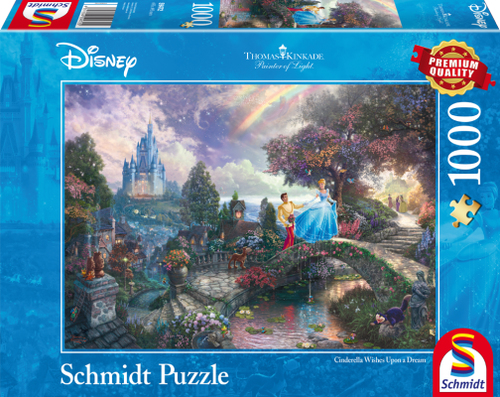 Schmidt Spiele Disney Cinderella Puzzlespiel 1000 St&uuml;ck(e) Cartoons