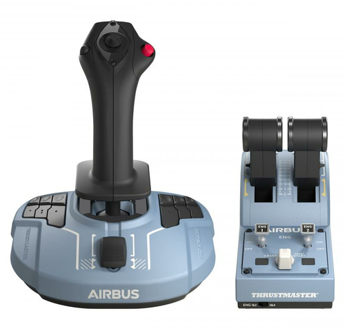 Thrustmaster Airbus Edition Schwarz, Blau USB Joystick Analog / Digital PC