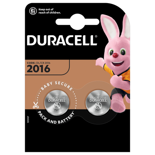 Duracell Knopfzelle CR2016 B2 Lithium