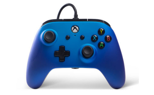 PowerA Sapphire Fade Blau USB Gamepad Analog / Digital Xbox One
