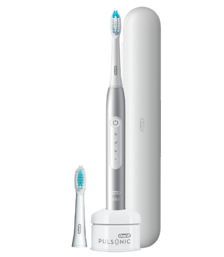 Oral-B Pulsonic Slim Luxe 4500 Erwachsener Ultraschall-Zahnbürste Platin