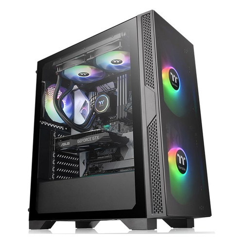 Thermaltake Versa T25 TG Midi Tower Schwarz