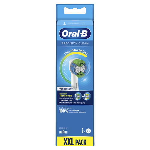 Oral-B Precision Clean 80339358 Elektrischer Zahnbürstenkopf 8 Stück(e) Blau, Weiß