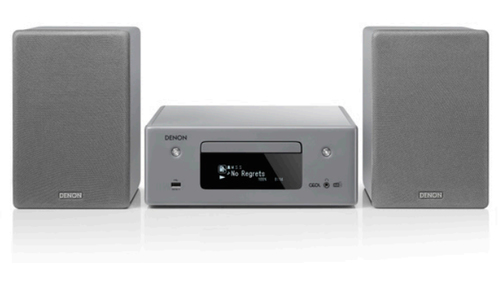 Denon N11DAB Home-Audio-Minisystem Grau