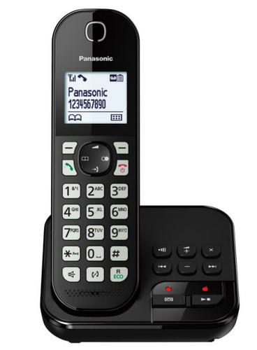 Panasonic KX-TGC460GB Telefon DECT-Telefon Anrufer-Identifikation Schwarz (Schwarz)