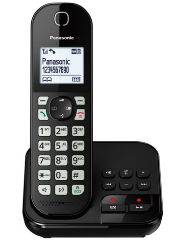 Panasonic KX-TGC460GB DECT-Telefon Anrufer-Identifikation Schwarz (Schwarz)
