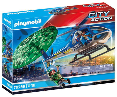 Playmobil City Action Polizei-Hubschrauber (Mehrfarbig)