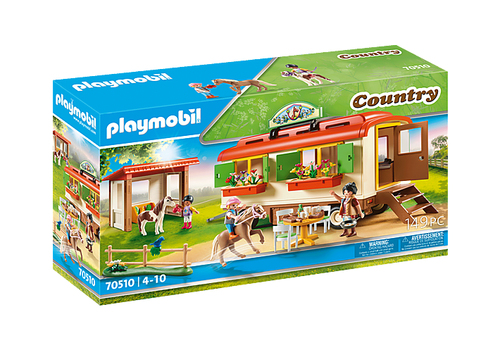 Playmobil Country Ponycamp-Übernachtungswagen (Mehrfarbig)
