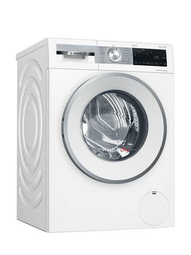 Bosch Serie 6 WNG24490 Waschtrockner Freistehend Frontlader Weiß E (Weiß)