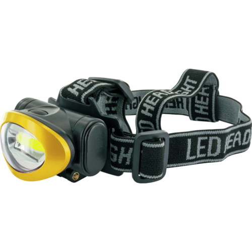Schwaiger WLED 40 Schwarz, Gelb Stirnband-Taschenlampe COB LED