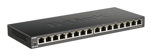 D-Link DGS-1016S Netzwerk-Switch Unmanaged Gigabit Ethernet (10/100/1000) Schwarz