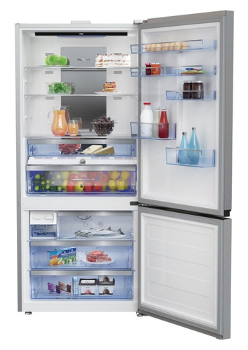 Beko RCNE720E3VZXPN K&uuml;hl- und Gefrierkombination Freistehend F Edelstahl