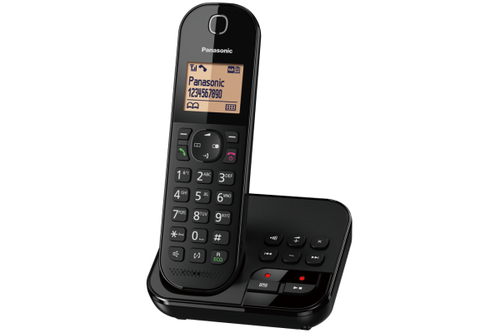 Panasonic KX-TGC420 DECT-Telefon Anrufer-Identifikation Schwarz (Schwarz)