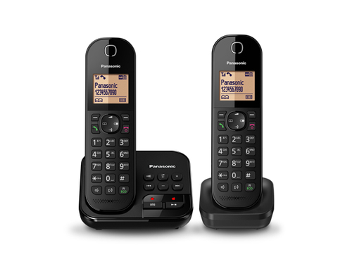Panasonic KX-TGC422 DECT-Telefon Anrufer-Identifikation Schwarz (Schwarz)