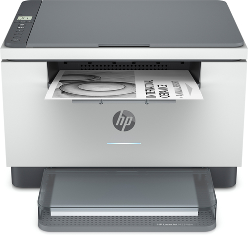 HP LaserJet MFP M234dw Drucker, Drucken, Kopieren, Scannen, Scannen an E-Mail; Scannen an PDF; Kompakte Größe; Energieeffizient; Schneller beidseitiger Druck; Dual-Band Wi-Fi (Grau)
