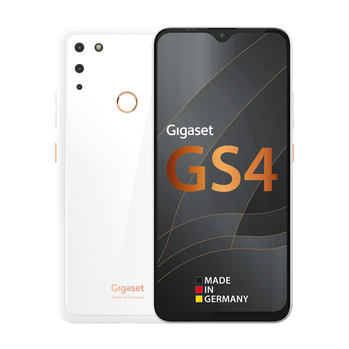 Gigaset GS4 16 cm (6.3 Zoll) Dual-SIM Android 10.0 4G USB Typ-C 4 GB 64 GB 4300 mAh Weiß