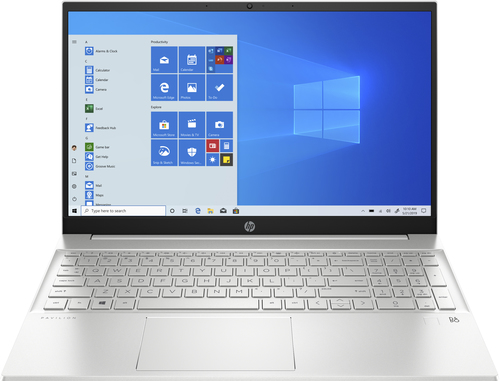 HP Pavilion 15-eg0256ng Notebook 39,6 cm (15.6 Zoll) Full HD Intel® Core™ i5 Prozessoren der 11. Generation 16 GB DDR4-SDRAM 512 GB SSD Wi-Fi 5 (802.11ac) Windows 10 Home Aluminium, Silber