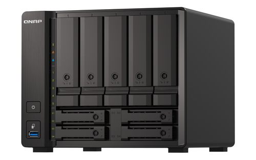 QNAP TS-H973AX-32G NAS & Speicherserver Tower Eingebauter Ethernet-Anschluss Schwarz V1500B