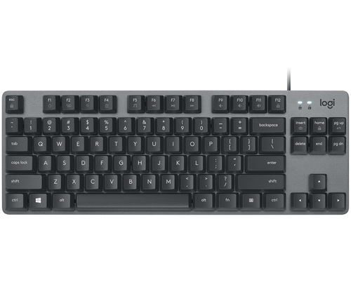 Logitech K835 TKL Mechanical Keyboard Tastatur USB Deutsch Graphit, Grau (Graphit, Grau)