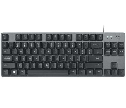 Logitech K835 TKL Mechanical Keyboard Tastatur USB Deutsch Graphit, Grau