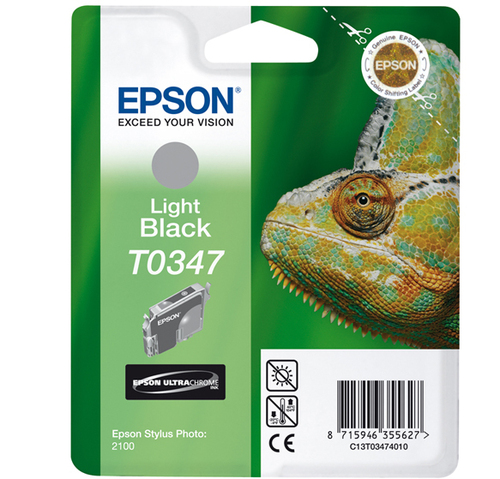 Epson Singlepack Light Black T0347 Ultra Chrome