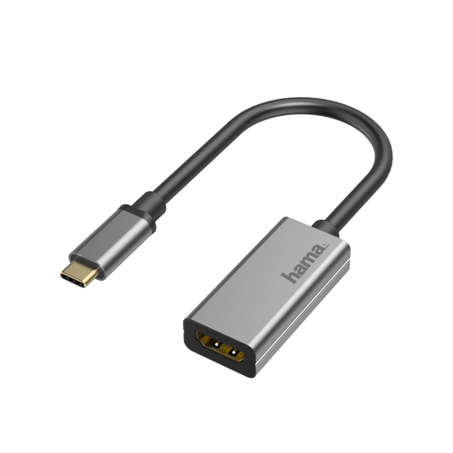 Hama 00200305 Videokabel-Adapter USB Typ-C HDMI Grau